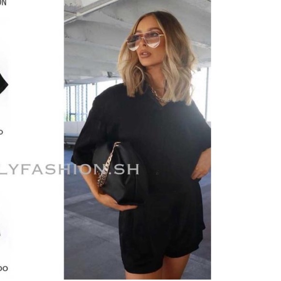 Zara Satin Effect Black Shorts and Top Set in Small - Picture 3 of 16